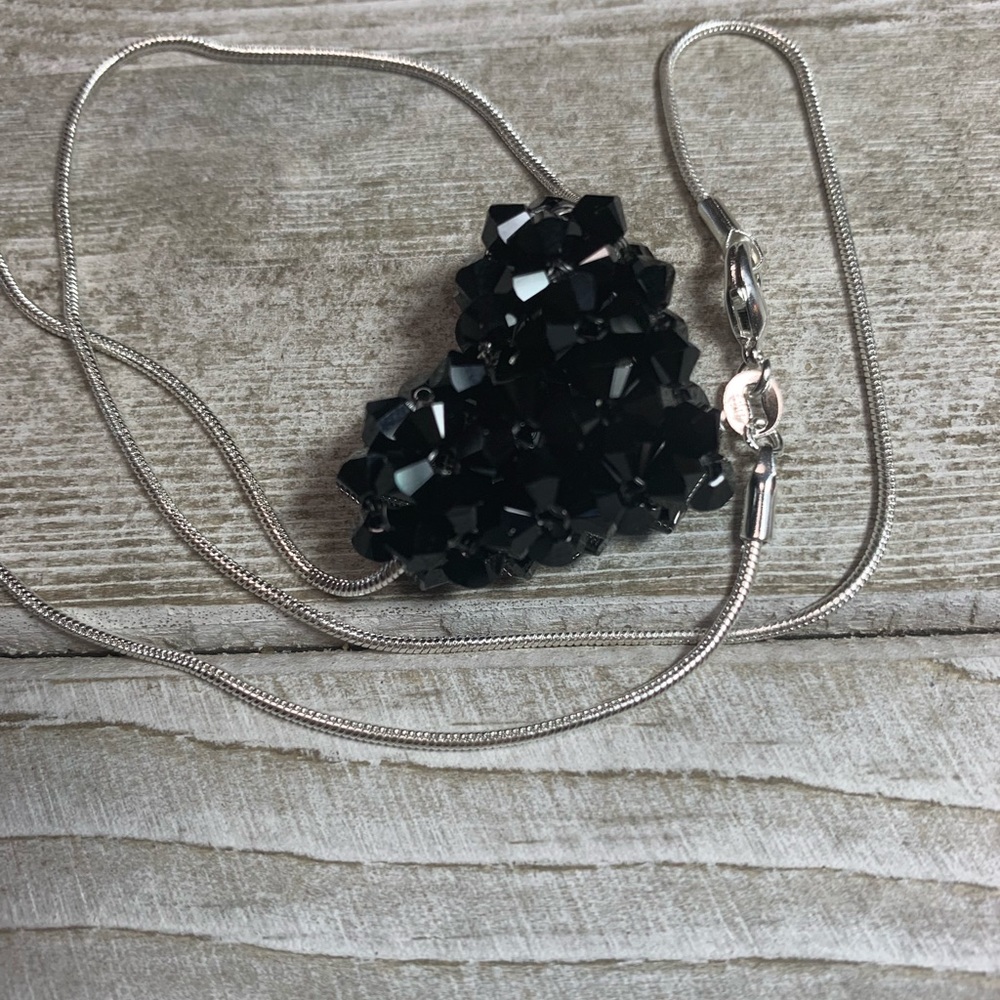 Handmade Swarovski Crystal ❤️ Heart Necklace - Picture 2 of 5